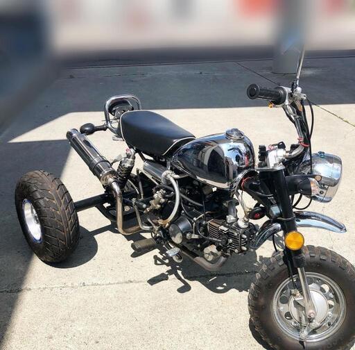 (売れました)中華 モンキー トライク 楽々セル付き 自動車免許で乗れます