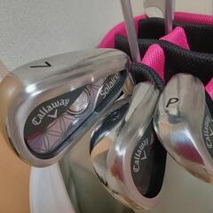 値下げしました。キャロウェイ Callaway 　レディース クラブセット Solaire ソレイル　ピンク