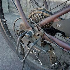 SAIMOTO CYCLE 26インチ シティサイクル LEVOLTE OGKチャイルドシート付き 7段変速 オートライト サイモト自転車 ママチャリ 自転車 札幌市東区 新道東店