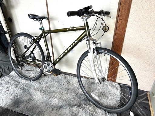 CHEVAUXクロスバイク27インチSHIMANO 21段変速 、フロントショック付