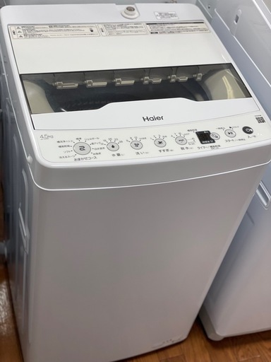 送料・設置込み可　洗濯機　4.5kg  Haier 2022年