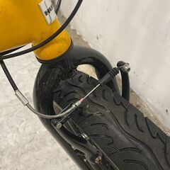 ◆🔶期間限定・特別価格🔶◆HUMMER/ハマー 折り畳み自転車 20インチ イエロー 小径太タイヤ