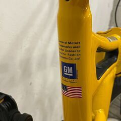 ◆🔶期間限定・特別価格🔶◆HUMMER/ハマー 折り畳み自転車 20インチ イエロー 小径太タイヤ