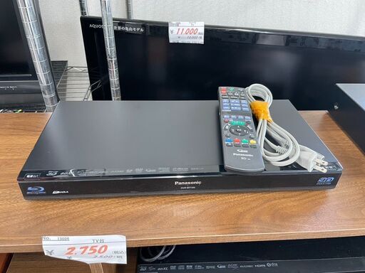 BDレコーダー　No.13051　パナソニック　2011年製　300GB　リモコン付き　DMR-BRT300　【リサイクルショップどりーむ荒田店】