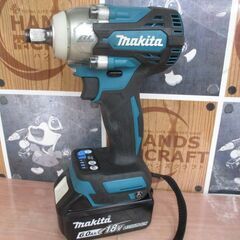 マキタ makita TW300D インパクトレンチ 中古品 バッテリ18V 6.0Ah二個/充電器付き 【ハンズクラフト宜野湾店】 マキタ makita TW300D インパクトレンチ 中古品 バッテリ18V 6.0Ah二個