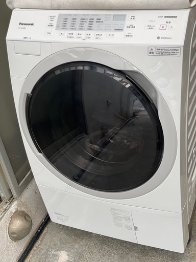 送料・設置込み可　ドラム式洗濯乾燥機　10kg/6kg Panasonic 2021年