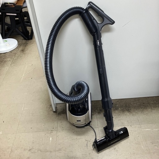 K2409-034 SHARP 床移動形電気掃除機 EC-MS330-N 遠心分離サイクロン 動作確認済み キズ汚れ有り