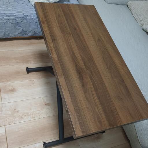 【取り引き中】昇降テーブル　伸縮テーブル　90　カフェ　ダイニング　ローテーブル