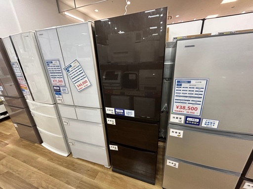 【軽トラック90分無料貸し出し】Panasonicの3ドア冷蔵庫入荷しました！！