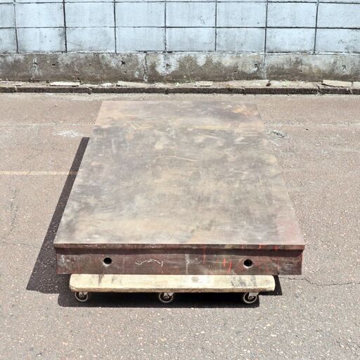 メーカー不明 大型定盤 1830mm × 910mm × 130mm 作業台 検査 加工 溶接