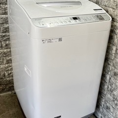 大阪送料無料★3か月保障付き★洗濯機★2019年★シャープ★5.5kg★ES-TX5C-S★S-232