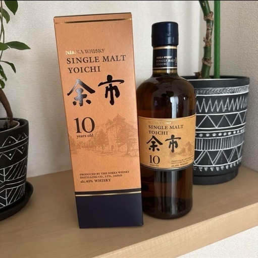 ニッカウイスキー　余市10年　箱付き