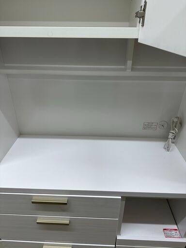 ジモティ来店特価!! 食器棚 ニトリ ホワイト J-0907 【公式通販】