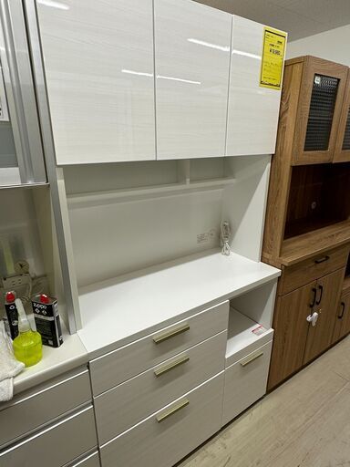 ジモティ来店特価!!　食器棚　ニトリ　ホワイト　　J-0907
