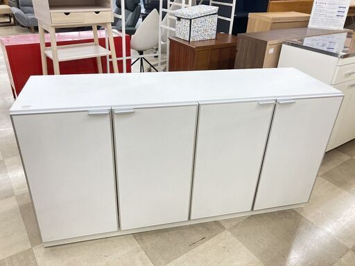 サイドボード　松永家具　PIATTO LOW CABINET ﾎﾜｲﾄ