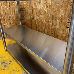 a(6637) ステンレス作業台 業務用 調理台 厨房 W1200D450H800 ステンレステーブル 3段 キッチン作業台 直接引き取り歓迎 大阪