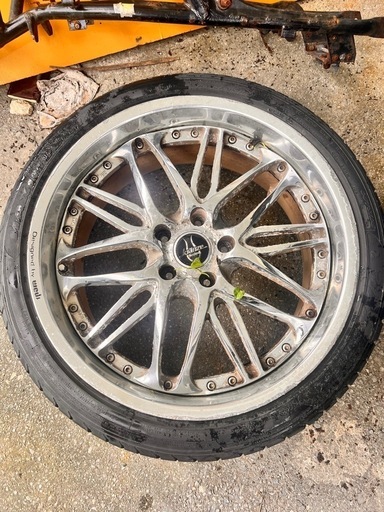 19インチホイール4本 ☆ RZA Leycross 19インチ 7.5J +48 114.3 5H