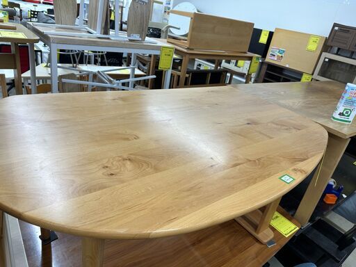 ジモティ来店特価!!　4人ダイニングセット　大川家具　ナチュラル　　J-0915