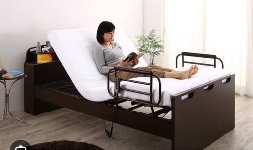 シングル 電動介護ベッド マットレス付き \n
