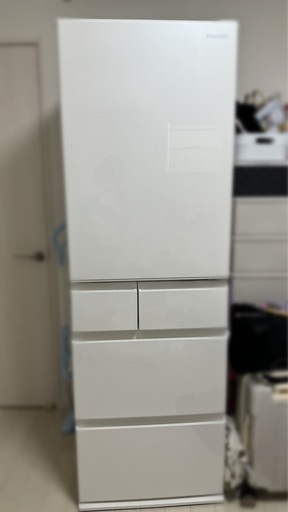 【美品】パナソニック 冷蔵庫 幅60cm 406L NR-E417EX-W