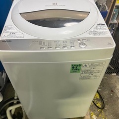 No.0184 20年東芝洗濯機5kg(配送、設置)無料❗️