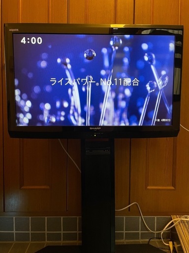 f●■SHARPシャープ・液晶テレビ32V【LC-32E8】\u0026テレビスタンド・リモコン有り