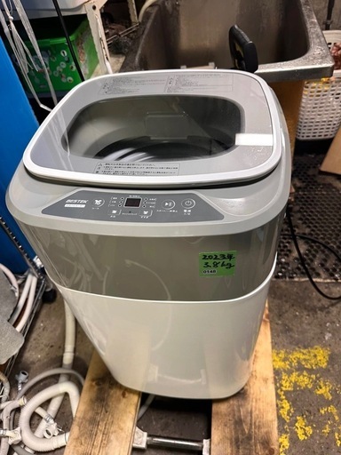 No.0148   23年洗濯機3.8kg(配送、設置)無料❗️