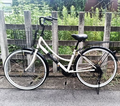 ★前後タイヤ新品交換済み!!お届け可！★ 26インチ 自転車 『DACCARAT』 6段変速 ☆前後タイヤ新品交換済み!!お届け可！☆ 26インチ 自転車 『DACCARAT』 6