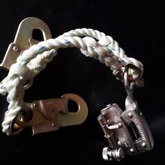 決まりました‼️藤井電工 ツヨロン 傾斜面作業用昇降・定位置機具 KS-1 ロリップ メインロープ用 KS-1-BX