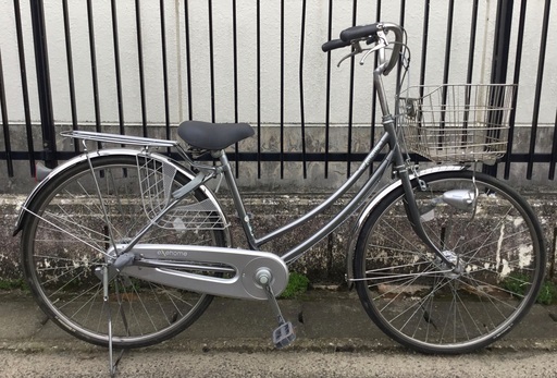 ＜整備・美品車＞ブリヂストン・エグゼホーム・街乗り自転車、通学・通勤向け・26インチ自転車・内装3段変速・鍵付き