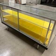 【売約済】レトロ ガラスショーケース 陳列棚 コレクションケース 雑貨屋 洋菓子店