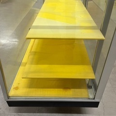 【売約済】レトロ ガラスショーケース 陳列棚 コレクションケース 雑貨屋 洋菓子店