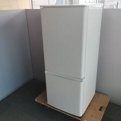 三菱 MR-P15G-W 2ドア冷蔵庫 146L マットホワイト『中古美品