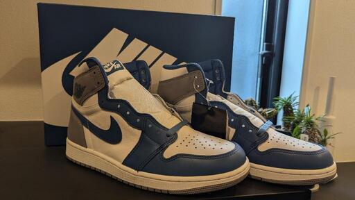 スニーカー Nike AirJordan 1 HighOG True Blue