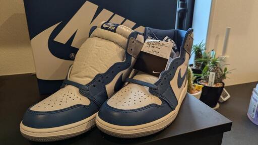 スニーカー Nike AirJordan 1 HighOG True Blue