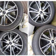 値下げ！155/65R/14ﾀｲﾔ付ﾎｲ-ﾙ軽自動車ｴﾌﾞﾘｲ23年製ﾊﾞﾘ溝