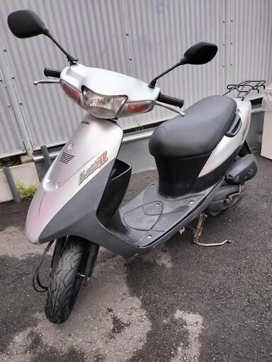 お買い得レッツ2前後タイヤ新品！シート、バッテリー新品！レッツ2