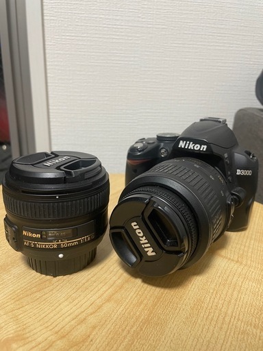 【今日まで破格出品】Nikon D3000 レンズ2点付き 超美品