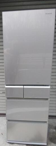 パナソニック5ドア冷蔵庫426LNR-E438TG-Nガラストップシャンパンゴールド14年製配送無料