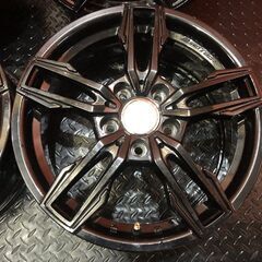 EURO TECH ユーロテック 社外ホイール 16インチ 4本 6.5J5HPCD112+48 ブラック VW/ゴルフトゥーラン等　(VHD446)