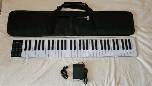 【譜面台付き】ニコマク NikoMaku 電子ピアノ 携帯型 SWAN 61鍵盤