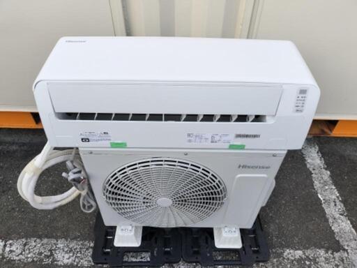 ☑︎ご成約済み■2022年製■Hisense ハイセンス 6畳～9畳用 冷暖房インバーターエアコン Sシリーズ「解凍洗浄機能」HA-S22EE1-W