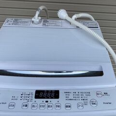 ★2019年製★極上超美品 中古★Hisense 8kg 汚れを掻き出すパルセーター！ガラストップデザイン★洗濯機【HW-DG80B】