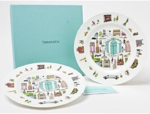 ティファニー TIFFANY\u0026Co. 5thアベニュー ペア プレート