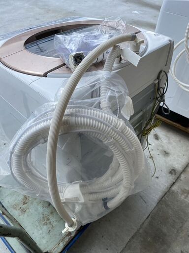 美品 シャープ 10.0kg全自動洗濯機 ES-GV10B-T 穴なしサイクロン洗浄