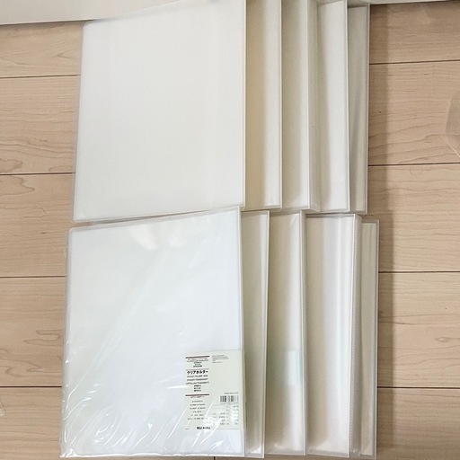無印良品　A4ワイドサイズ　クリアファイル10冊