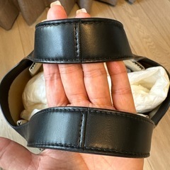 ステラマッカートニー ジャガード ロゴトートバッグ ポーチ付き 黒