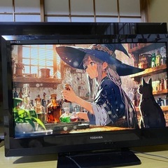 TOSHIBA、テレビ、液晶テレビ、映像特に問題なし、まだまだ使えます。
