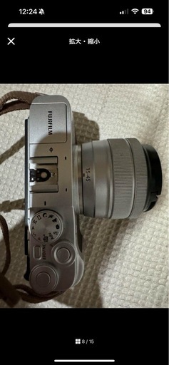 X-A7・XC15-45レンズキット シルバー [FUJIFILM Xマウント] ミラーレス 