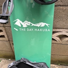 FLUXバイン付き THE DAY HAKUBA GORYUモデル　158㌢　FLUX PR M/L付き 小田急線祖師谷大蔵徒歩15分の事務所に取りに来る、or車で30分圏内夜配送希望の方用 27000円